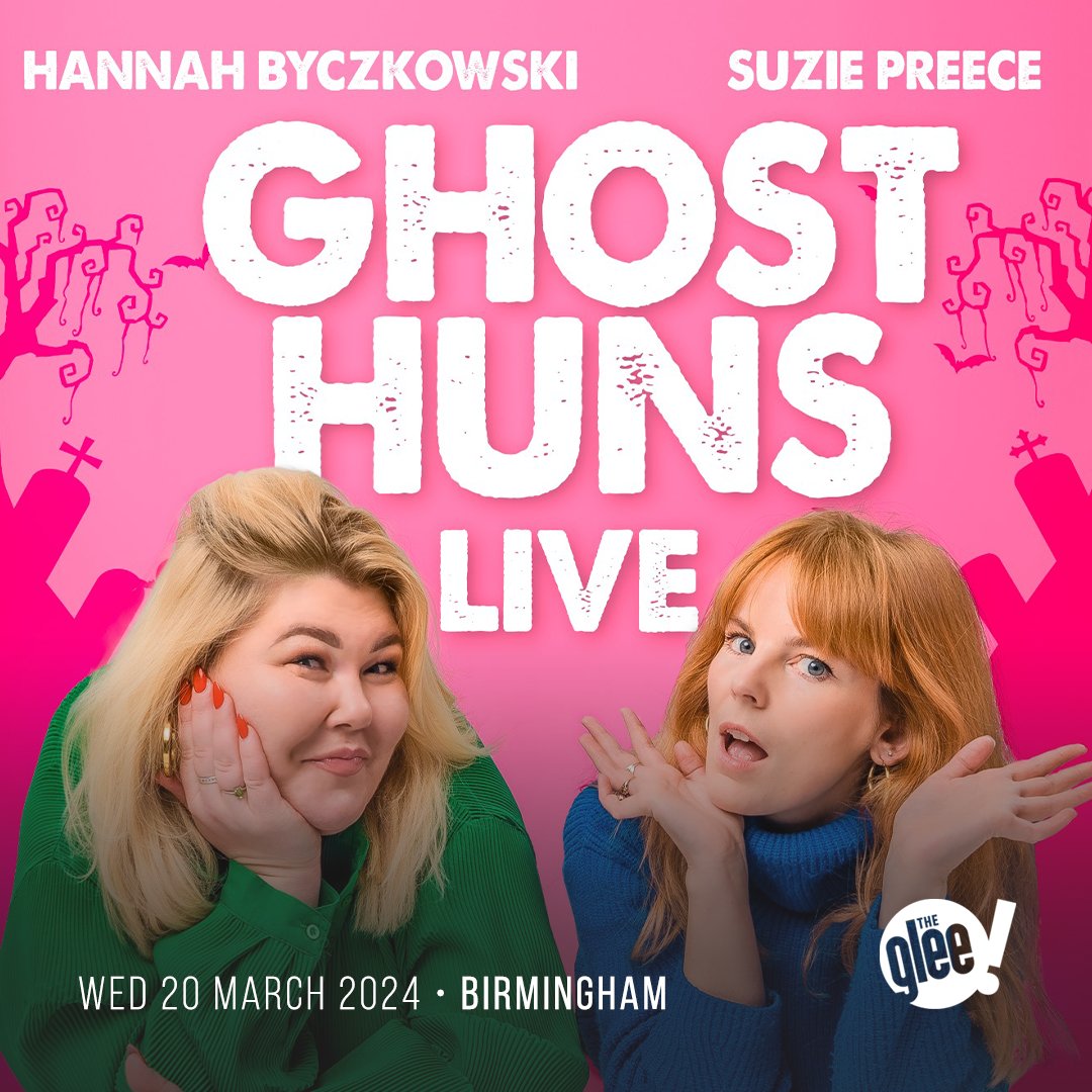 👻 JUST ANNOUNCED: Join comedians, basic huns and horror stans @hannahbycz and @SuziePreece at The Glee Club on Wed 20th March 2024 as they bring you the world's creepiest ghost stories with @GhostHunsPod Live! They get haunted, so you don't have to 🎟 bit.ly/GhostHunsBham