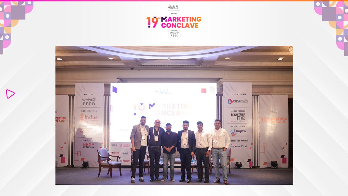 Here's a sneak peek into the 'Come on, keep up! Content Marketing in the era of fast changing technology' session from the 19th Marketing Conclave. IAMAI proudly presented the 19th Marketing Conclave on November 22, 2023, at Taj Lands End, Mumbai. #IAMAI #19MarCon