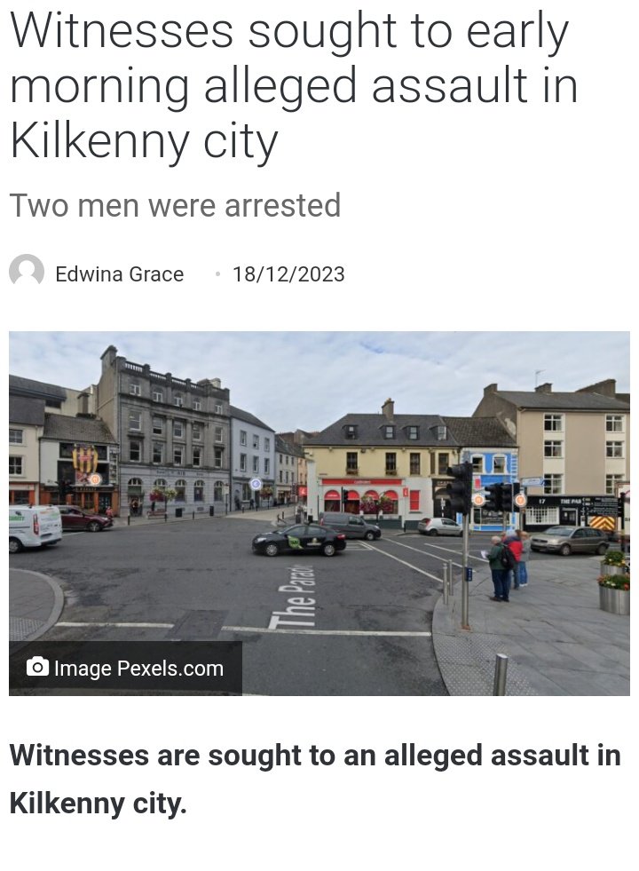 I spoke with a witness in the early hours on Saturday night.

Guess who the culprits were ?

There's a reason KCLR wont give a description of the assailants.

#NewToTheParish #IrelandisFull