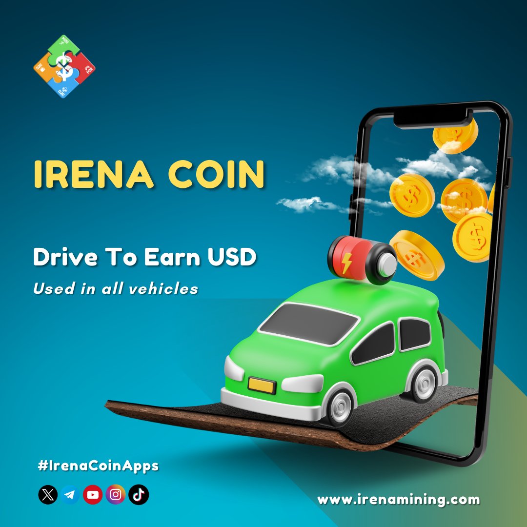 With the IGE App you can earn USD by walking and cycling. 💰 Soon you will be able to earn money traveling in your car. 🚗 The Irena software team will make mobile apps seamlessly available. ⚙️ #irenacoin $irena #igeapp #drivetoearn #MoveToEarn