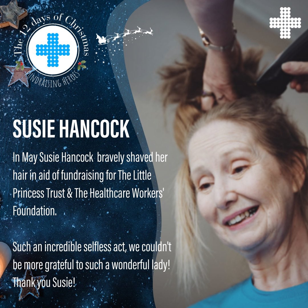 On the sixth day of Christmas, we are thanking the brilliant Susie Hancock for her fundraising & support! #fundraising #charity #christmas #support #healthcareworkers #community