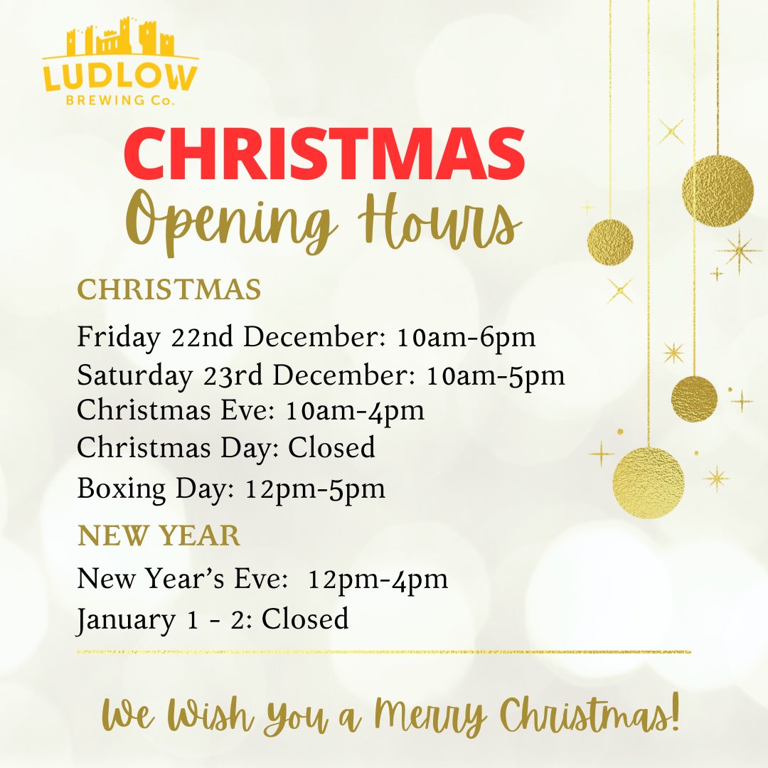 Pop in for a pint over the festive season! 🍻