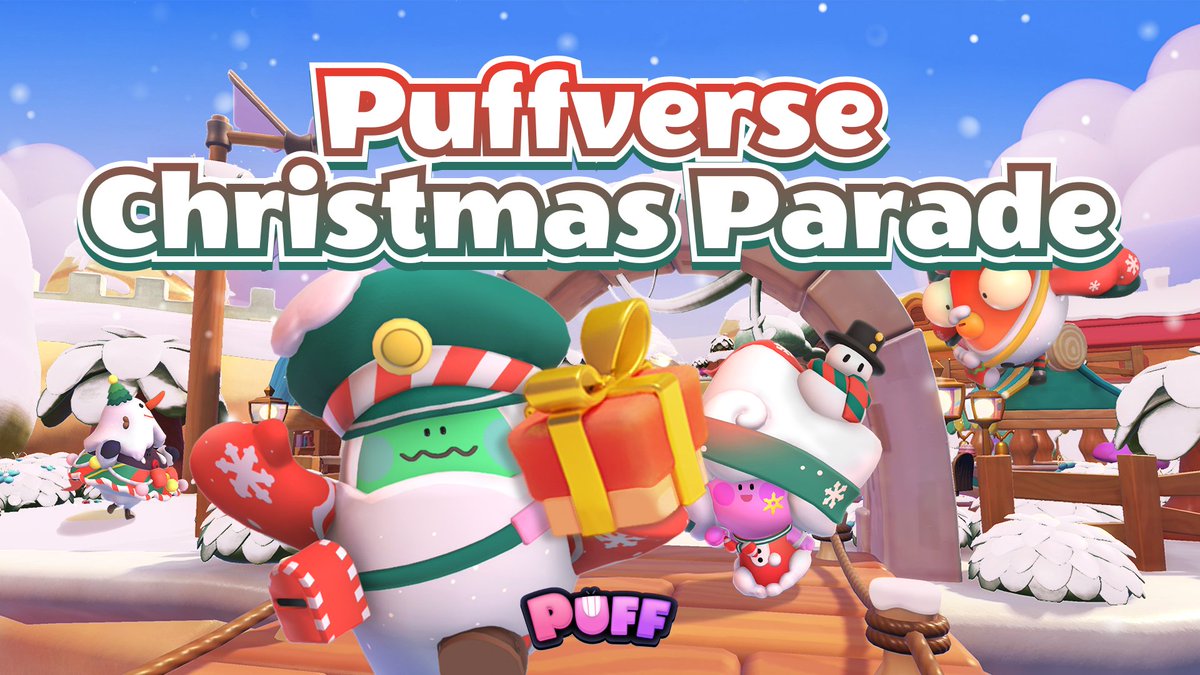 Sleigh bells ring, snow glistens ❄️
Light up the #ChristmasTree &amp; unwrap wonders in #Puffverse #Christmas Parade 🎅🎄

🗺️ #PuffWorld w/ more features &amp; NPCs to be unlocked
🥂 Joyful events
👸 ...

Only 5% is unlocked, are you excited abt the rest?
⛄️ bit.ly/PuffWorld