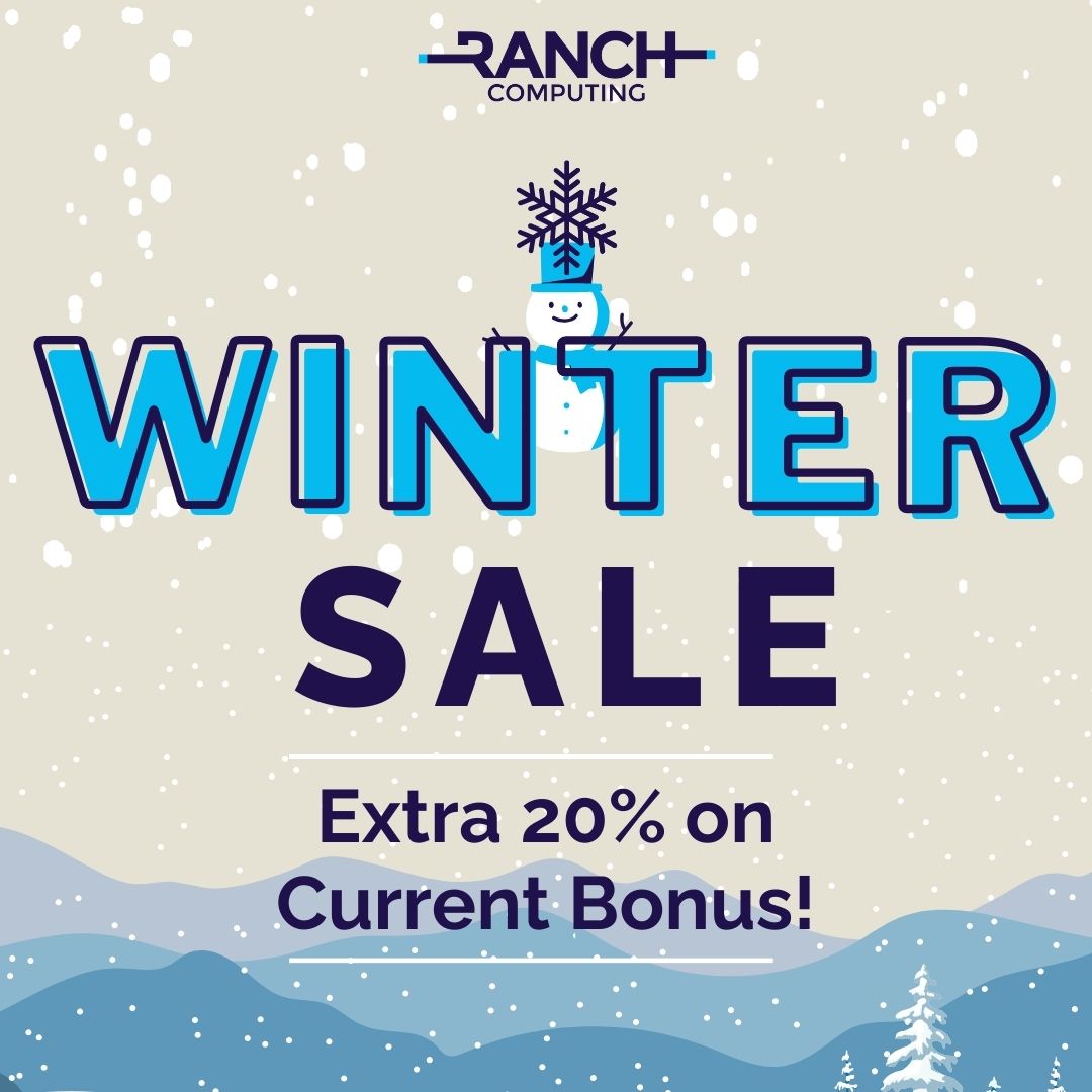 RANCHComputing's tweet image. 🎉 #WinterSale Alert at Rach Computing! 🌟 Get 20% extra on credit purchases over €250 - prime your 2024 projects! 🚀 Unleash the power of our 50K+ CPU cores &amp;amp; 5M GPU cores for unparalleled 3D performance. Don&apos;t miss out! 💥 #TechAdvantage #BoostYourProjects #StartStrong2024