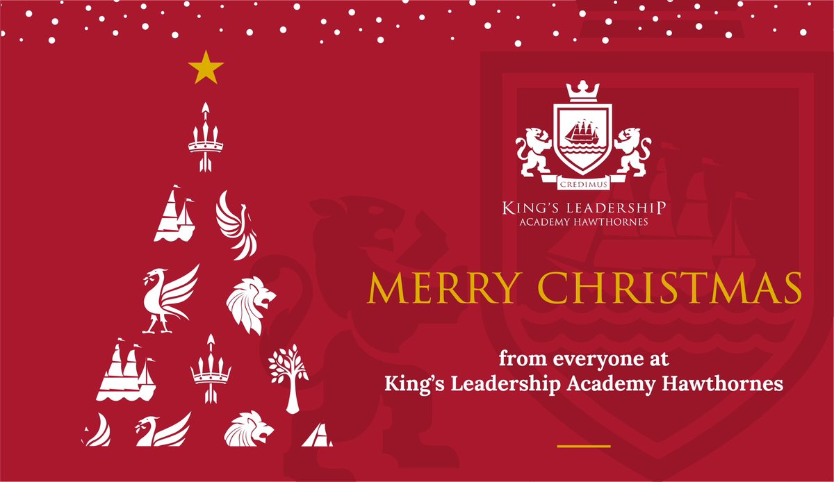 As we head towards the Christmas break we would like to wish all of our staff, students and partners a very merry Christmas and happy new year! Thank you to everyone who has contributed, worked with and been part of @KingsHawthornes in 2023. #ThankYou #WeAreKings