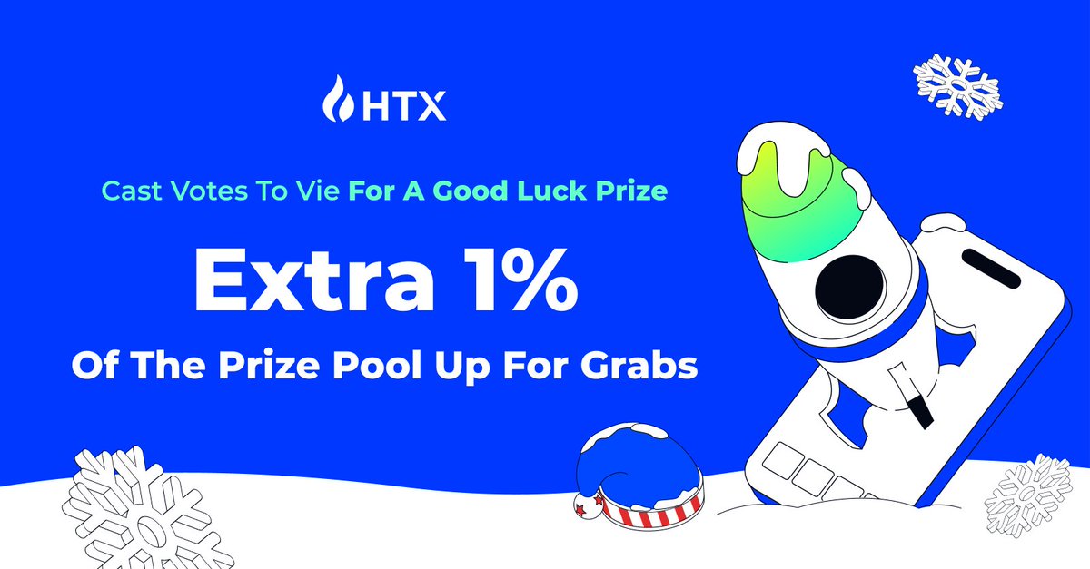 Cast your vote in PrimeVote #10 for a shot at winning the 'Good Luck Prize'! 🗳️✨

An additional 1% is now up for grabs from the prize pool!

💰 Highest Prize Pool: $350,000 USDT 
🍀 Good Luck Prize: $3,500 USDT

Details here:htx.com/support/en-us/…