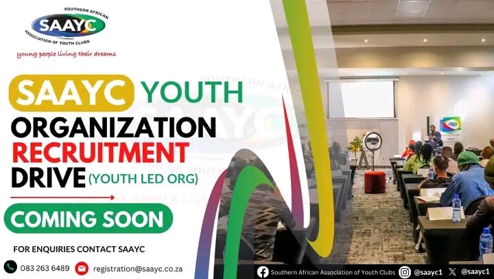 Gauteng Residents 📍 Please keep a lookout 😁
[RECRUITMENT DRIVE]  
Coming soon!!

Keep it locked on socials for more information.

#RecruitmentDrive
#NewInTake
#YoungPeopleLivingTheirDreams 
#ADrivingForceForPioneeringSpirits
#YouthPower
#SAAYC2023
#SAAYCYouth