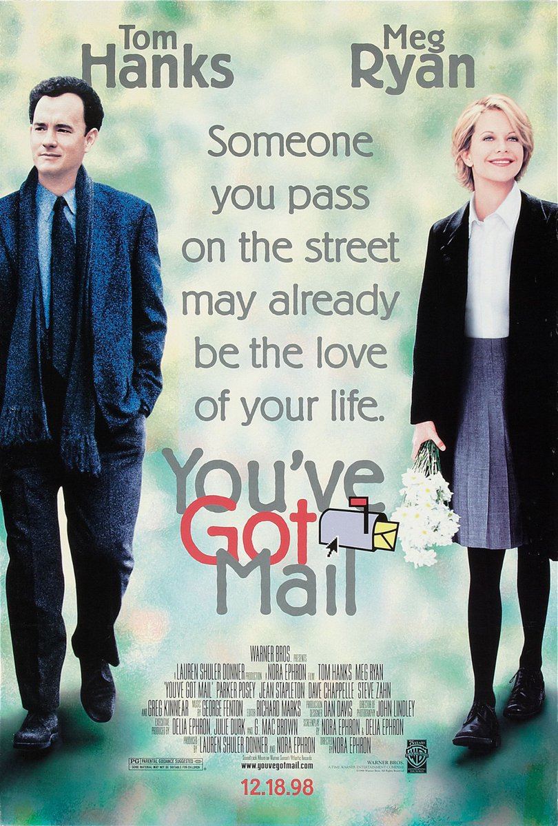 Everyone's favourite rom-com #YouveGotMail turns 25! 😍