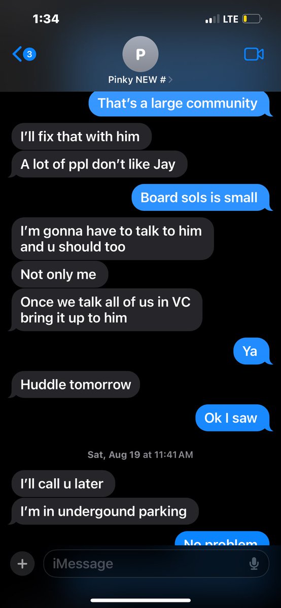 Really ? Have some respect for free workers that work with you ?!? Would you have investor confidence knowing those 2 are suppose to be a team but he can’t keep it together shame bro 😎