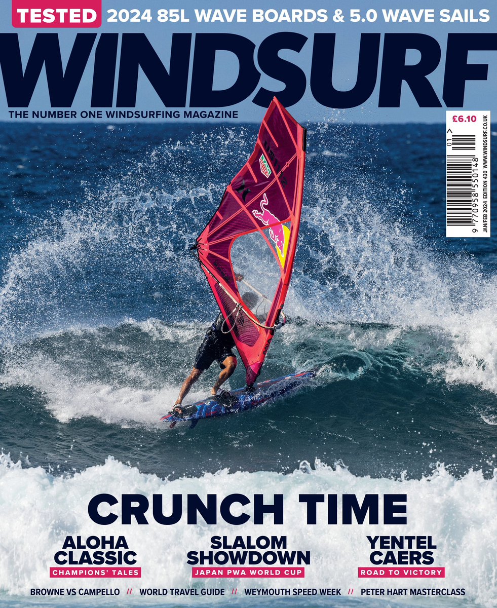 With not that many magazines around, it means a lot to land a cover on one of the last remaining windsurfing magazines. Thank you 🙏 @windsurfmagazine