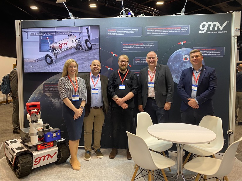 infoGMV's tweet image. GMV presents at the UK Space Conference 2023 their latest products and services in the space segment,  ground segment, and robotics. 

ow.ly/p7jT50Qj6NW

#GMVnews  #UKSC2023