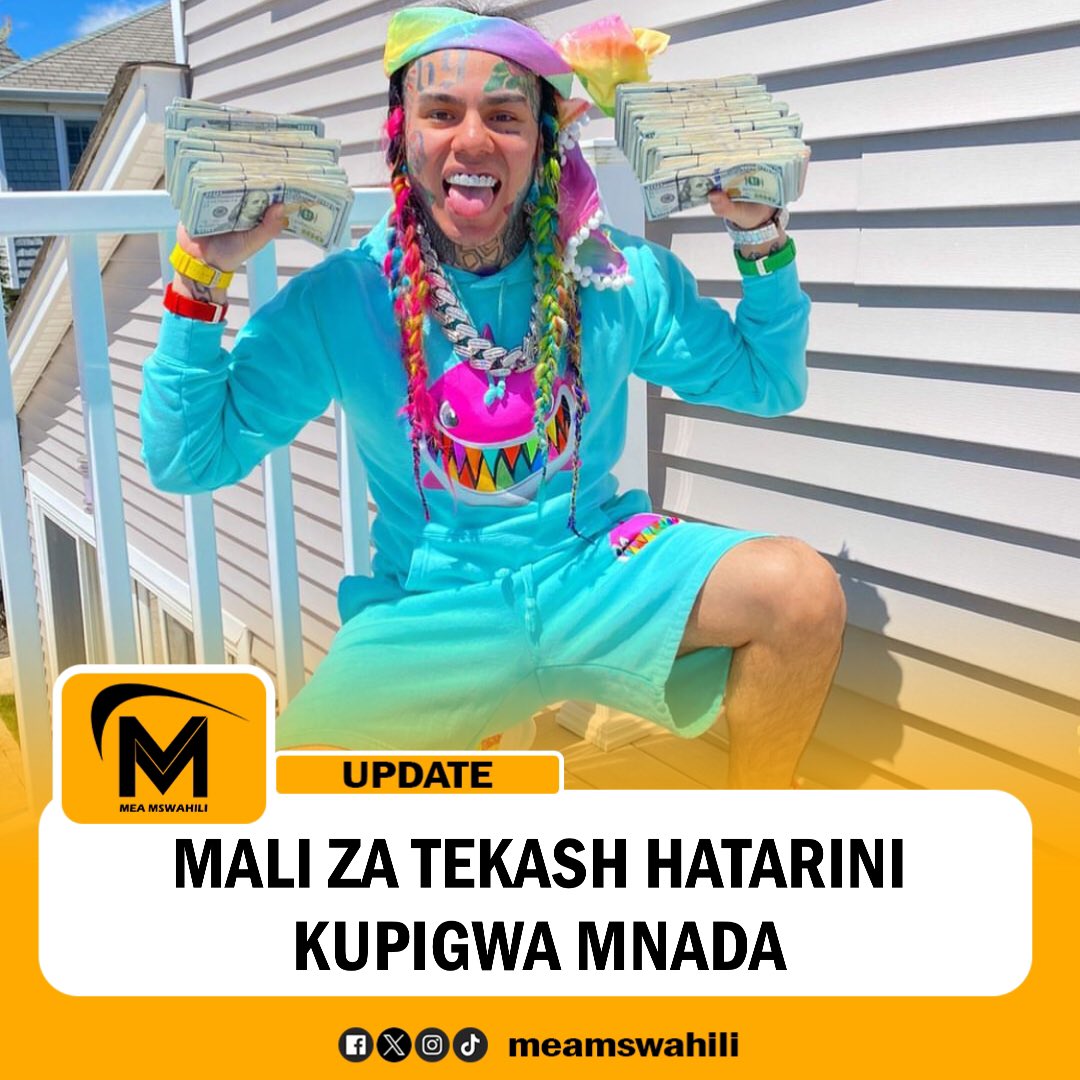 Mali za Rapa Tekashi6ix9ine Zinaweza Kuwekwa Kwenye Soko la Mnada Hivi Karibuni ili Kukidhi Hukumu Yake ya Takriban Dola Milioni 9.9 ( Sawa na Bilioni 24+ 🇹🇿) Dhidi Yake Kwa Kudaiwa Kumpiga Jamaa Mmoja ( Alexis Salaberrios) Kichwani na Chupa ya Shampeni.