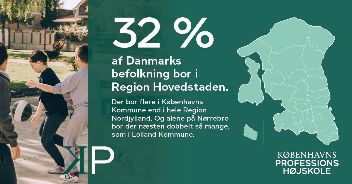 Der bor 1.891.871 indbyggere i hovedstadsregionen. Det svarer til hver tredje dansker. Det er rigtig mange mennesker, der er afhængige af vores fælles velfærd - og som har brug for stærke dimittender fra @kbhprof #uddpol #dkpol #kbhprof 🤝 kp.dk/nyheder/koeben…