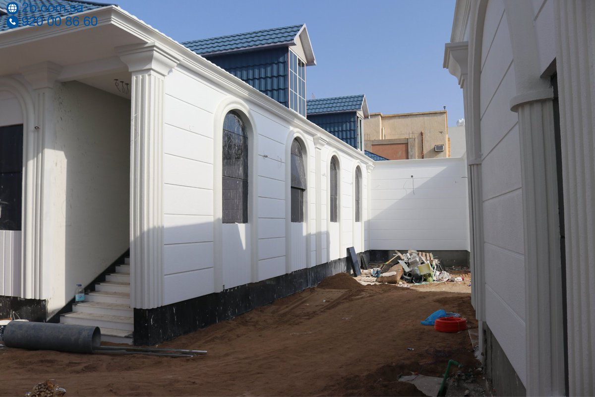 HECTRIAL_'s tweet image. Cladding the interfaces of one of the mansions in 
Al-khaldiyah in Al-Taif.
One product that combines comprehensive insulation (Saudi code and decorative facades)
One product 
#EIFS #GRC #modern_interfaces #decorations #taif