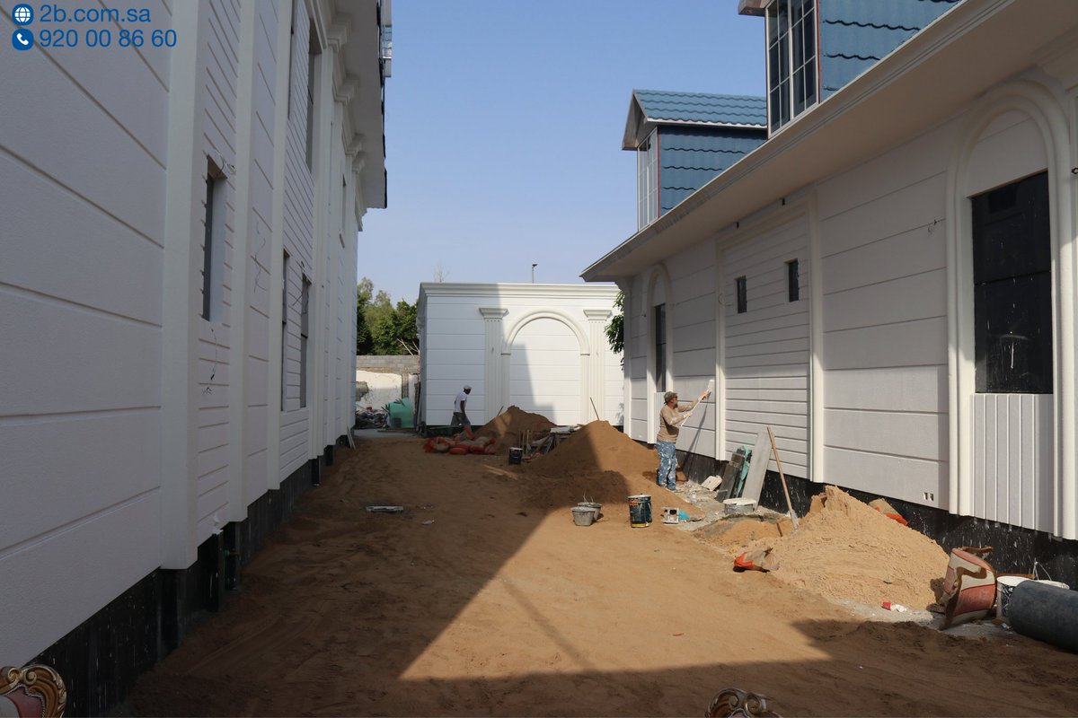 HECTRIAL_'s tweet image. Cladding the interfaces of one of the mansions in 
Al-khaldiyah in Al-Taif.
One product that combines comprehensive insulation (Saudi code and decorative facades)
One product 
#EIFS #GRC #modern_interfaces #decorations #taif