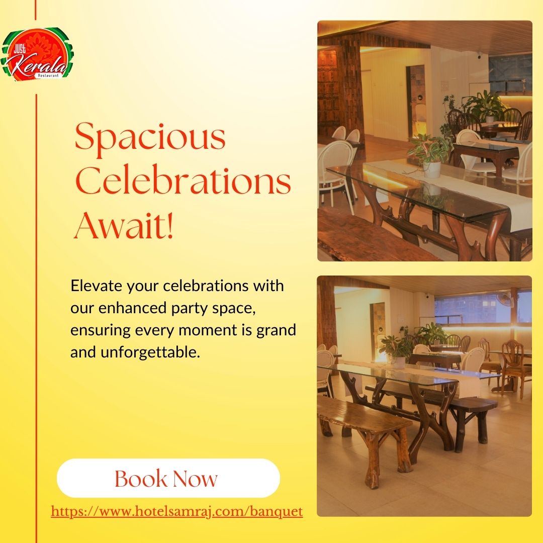More party space, more memories! Join us at Just Kerala and celebrate your special moments in grand style. 🥳
.
.
.
.
#justKerala#MorePartySpace #JustKeralaCelebrations #CelebrateWithUs #SpaciousEvents #JoyousGatherings #EventVenue #PartyDestination #UnforgettableMoments