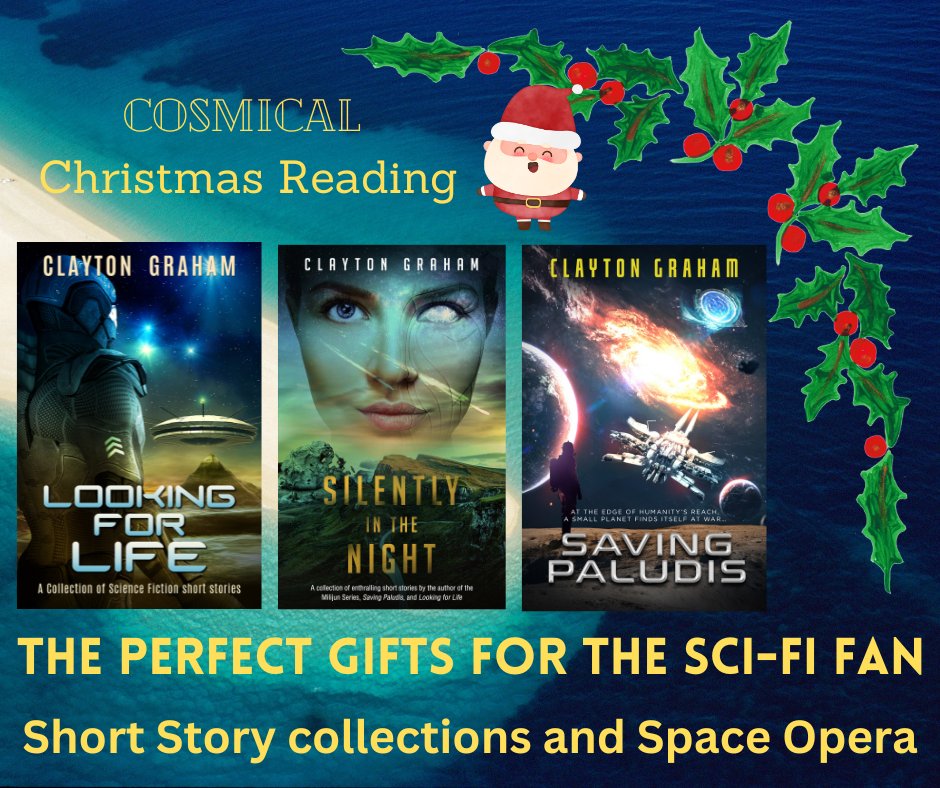 CGrahamSciFi's tweet image. MULTI-AWARDED SCI-FI GIFTS FOR THE LOVES IN YOUR LIFE
PRINT and eBOOKS, AUDIO - LOOKING FOR LIFE
AMAZON: amazon.com/Clayton-Graham…
or
OTHER STORES: books2read.com/ap/nkJmbR/Clay…
#mybookagents #ian1 #SFRTG #SciFi #scifibooks #bookworm #mustread #SFF #ebook #kindle #sciencefiction