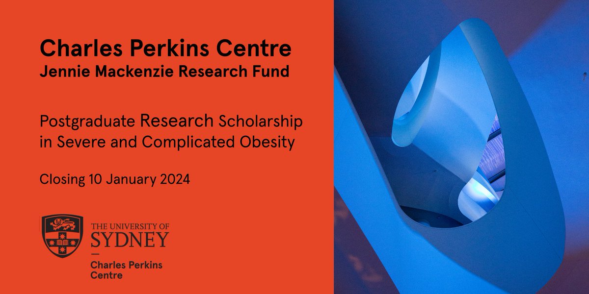 CPC Jennie Mackenzie Research Fund PGRS in Severe and Complicated Obesity A rare opportunity to undertake important PhD research within the Family Metabolic Health Service at Nepean Hospital @NBMLHD ⌛️ 3 years 💵 $37k+ 📆 Closing: 10 January 2024 ➡️ bit.ly/3TuQBTx