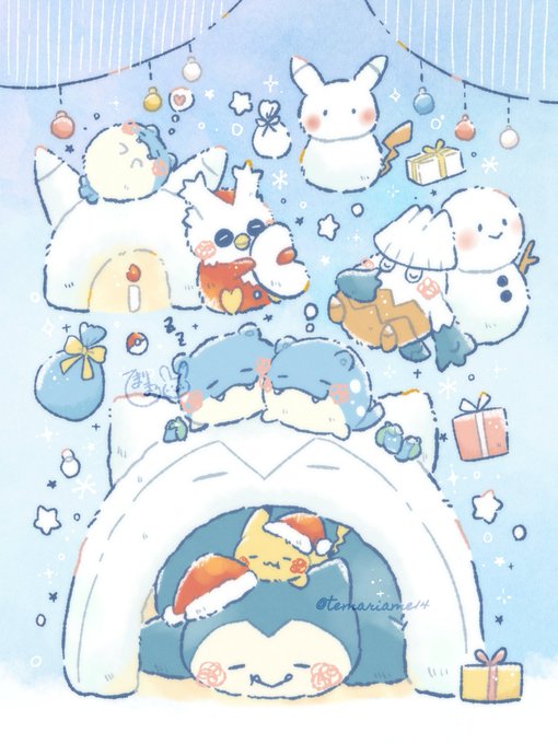 「雪だるま 星形」のTwitter画像/イラスト(新着)