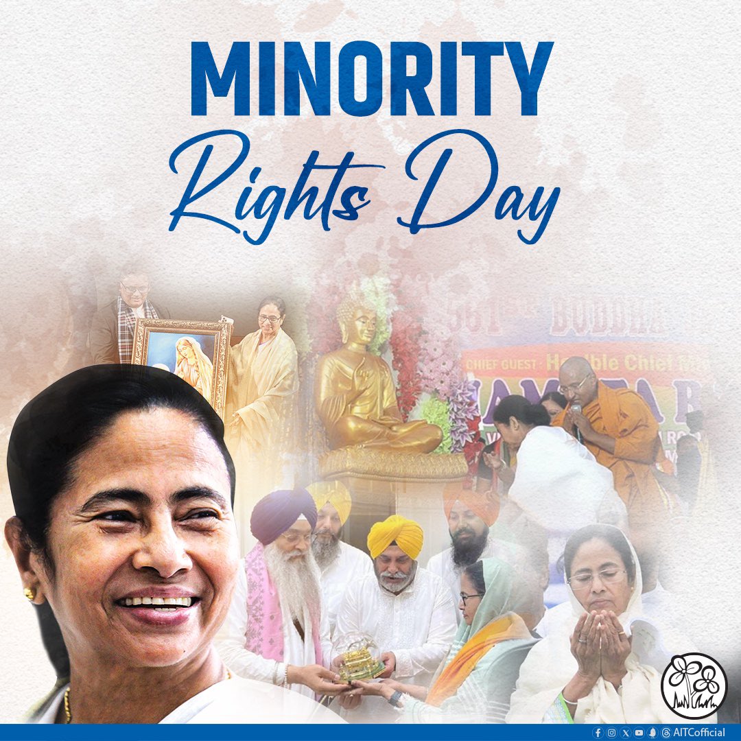 On the Minority Rights Day, we aim to embrace diversity and celebrate unity. Let's pledge to uphold the rights of all minority communities!