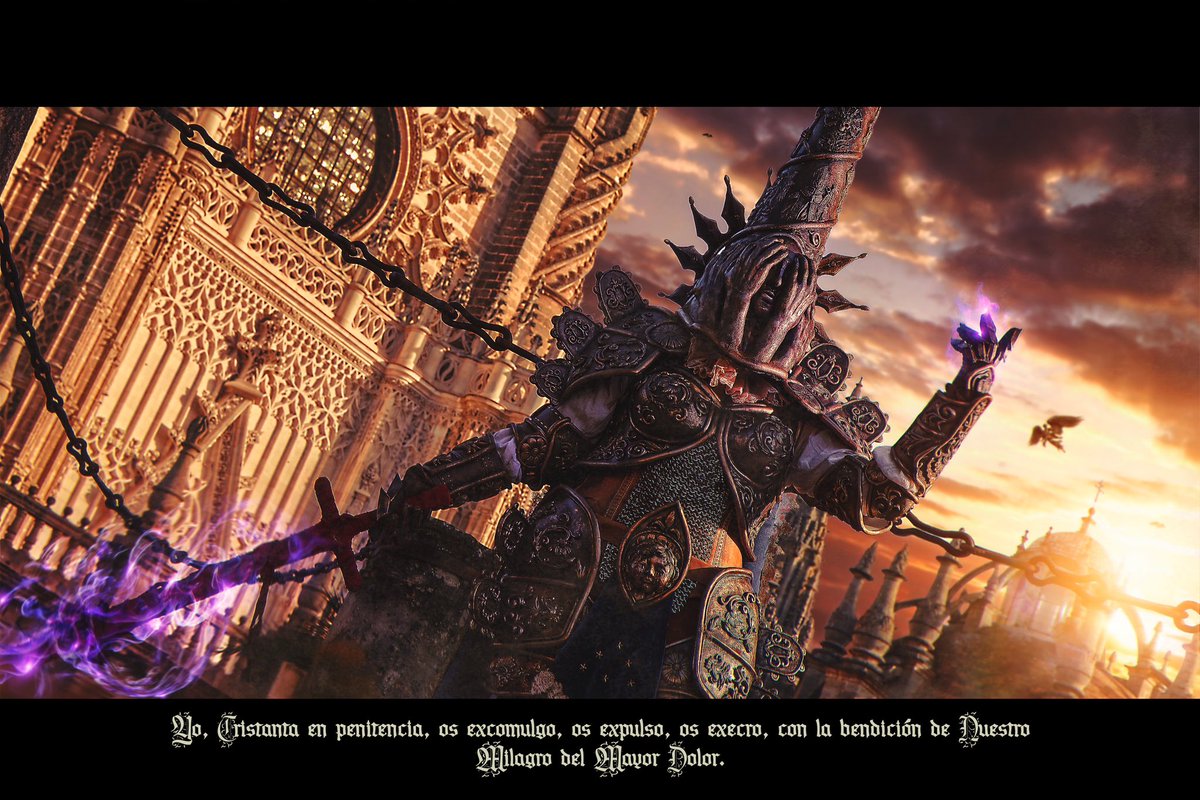 anhyracosplay's tweet image. “I, Crisanta in penance, excommunicate you, expel you, execrate you, with the blessing of Our Miracle of the Greatest Pain.” 
⚜️Check out this incredible photography and edition that @MorganeD_MC did of my Crisanta Cosplay! I’m blown away by her skills and talent ❤️ #blasphemous