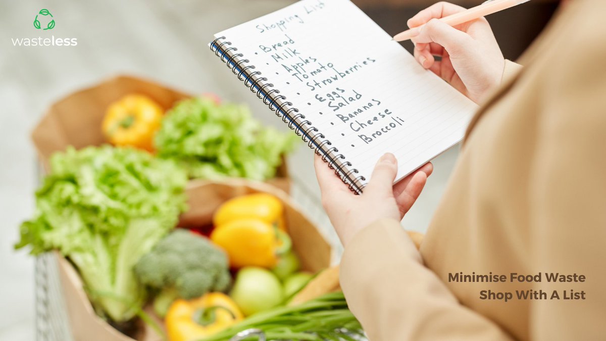 Make grocery shopping efficient and waste-free with a well-prepared list. Stick to your plan! 📝

#ShoppingList #WasteLess
#H2020FoodSis #FLW #H2020 #FLWSisters