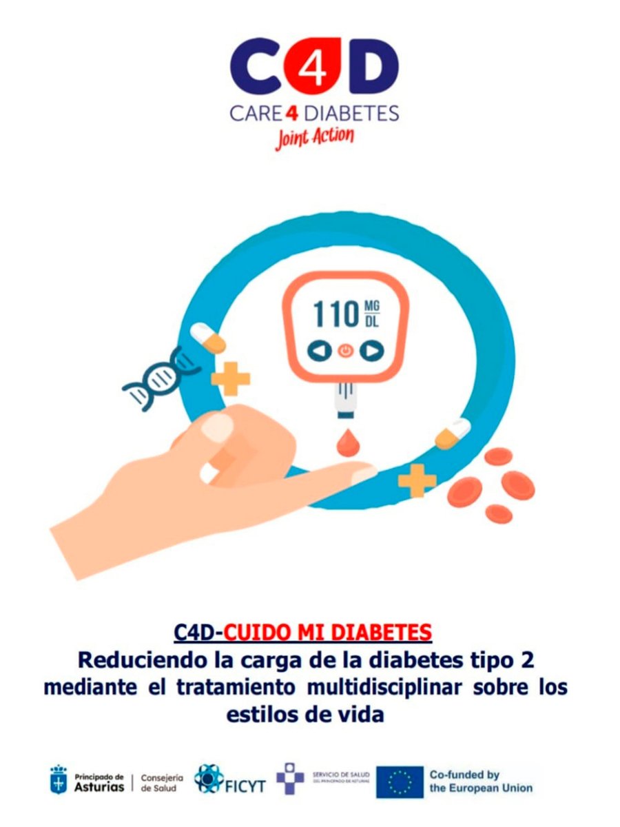 'C4D-Cuido mi diabetes', un programa europeo que persigue cambios en los estilos de vida de los diabéticos By @infodiabetico @FICYT @astursalud #sespa @scsalud @IDIVALdecilla @SanidadeXunta @Junta_Ex @saludand @FProgresoysalud  infodiabetico.com/index.php/inst…