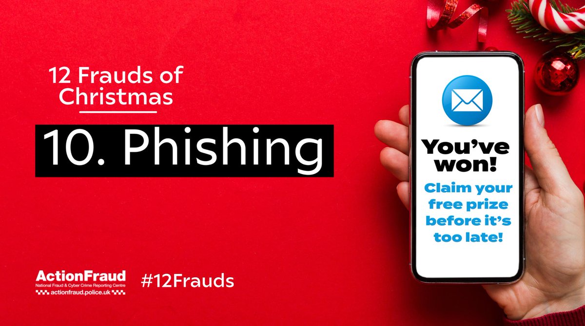 🤔 Received a suspicious message that you're unsure about? Fake messages can be difficult to spot and criminals put in a lot of effort to make their communication look legitimate so it’s important to take your time and not act too quickly. actionfraud.police.uk/mulletover #12Frauds