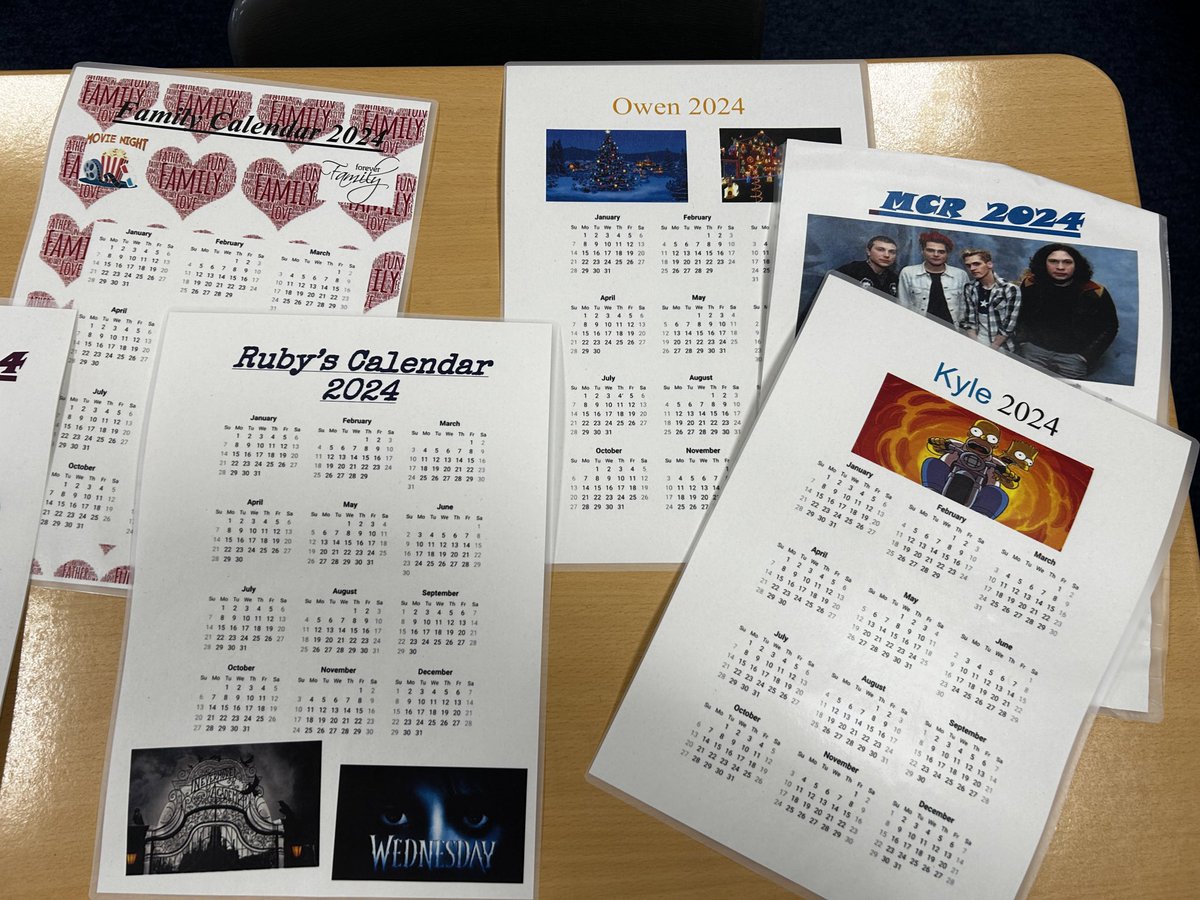 SmithycroftBusEd (@smithybused) on Twitter photo The BGE class <a href="/smithycroft282/">Smithycroft Secondary</a> finished up their Word Processing unit by making calendars for themselves and as gifts showcasing their fantastic skills! 👏🏻🤩
Mr Murphy even got his own personalised calendar for his desk!
#welearn #weachieve #webelong The BGE class <a href="/smithycroft282/">Smithycroft Secondary</a> finished up their Word Processing unit by making calendars for themselves and as gifts showcasing their fantastic skills! 👏🏻🤩
Mr Murphy even got his own personalised calendar for his desk!
#welearn #weachieve #webelong