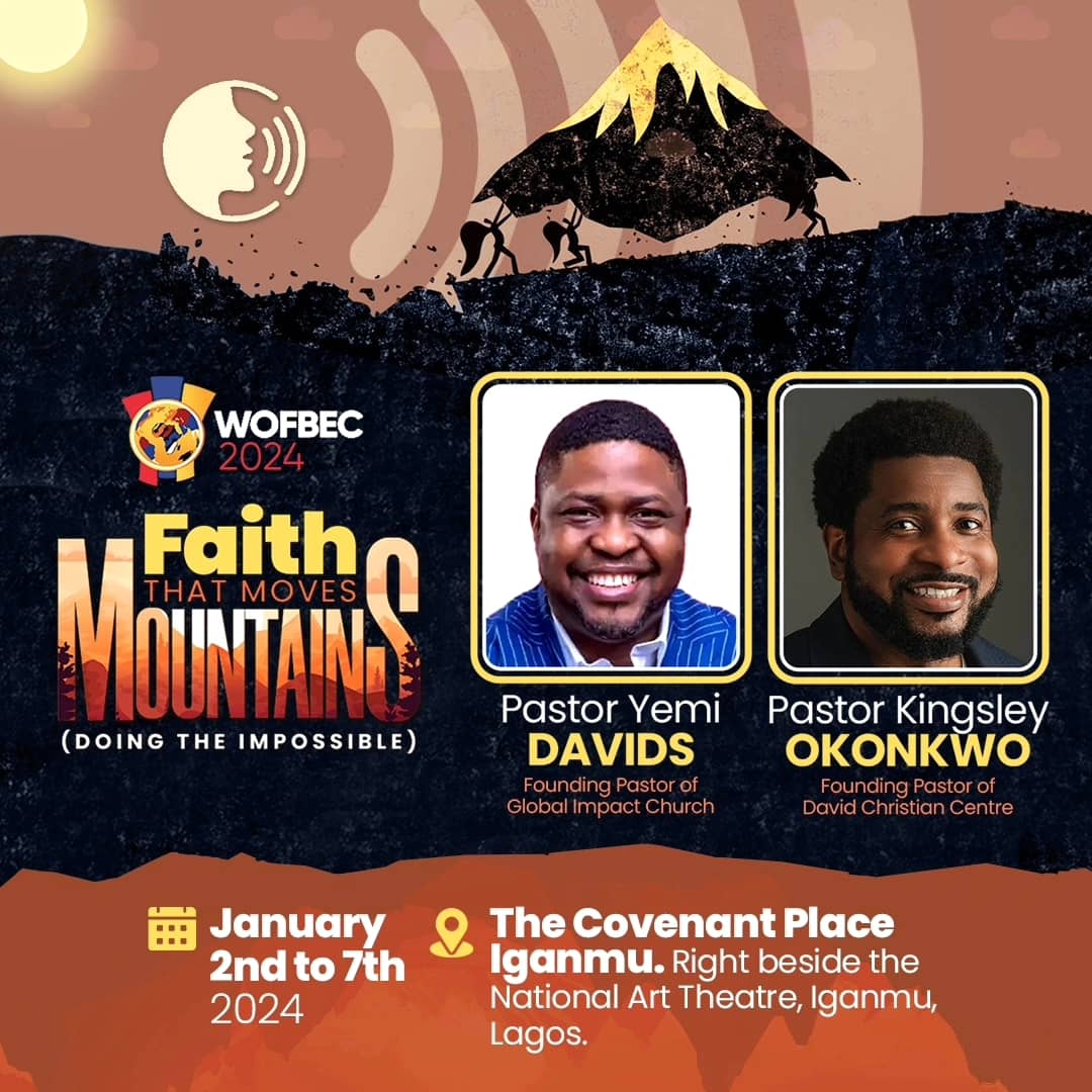 JoshuaSaba9's tweet image. Just like King Herod asked the Chief Priests of where the Messiah was said to be born, this is the Right time for you to start asking: “Where is the WOFBEC 2024 said to Hold”?

Well, if I were your Chief Priest, I would say: at The Covenant Place Iganmu.

@pastorpoju

#WOFBECKONS
