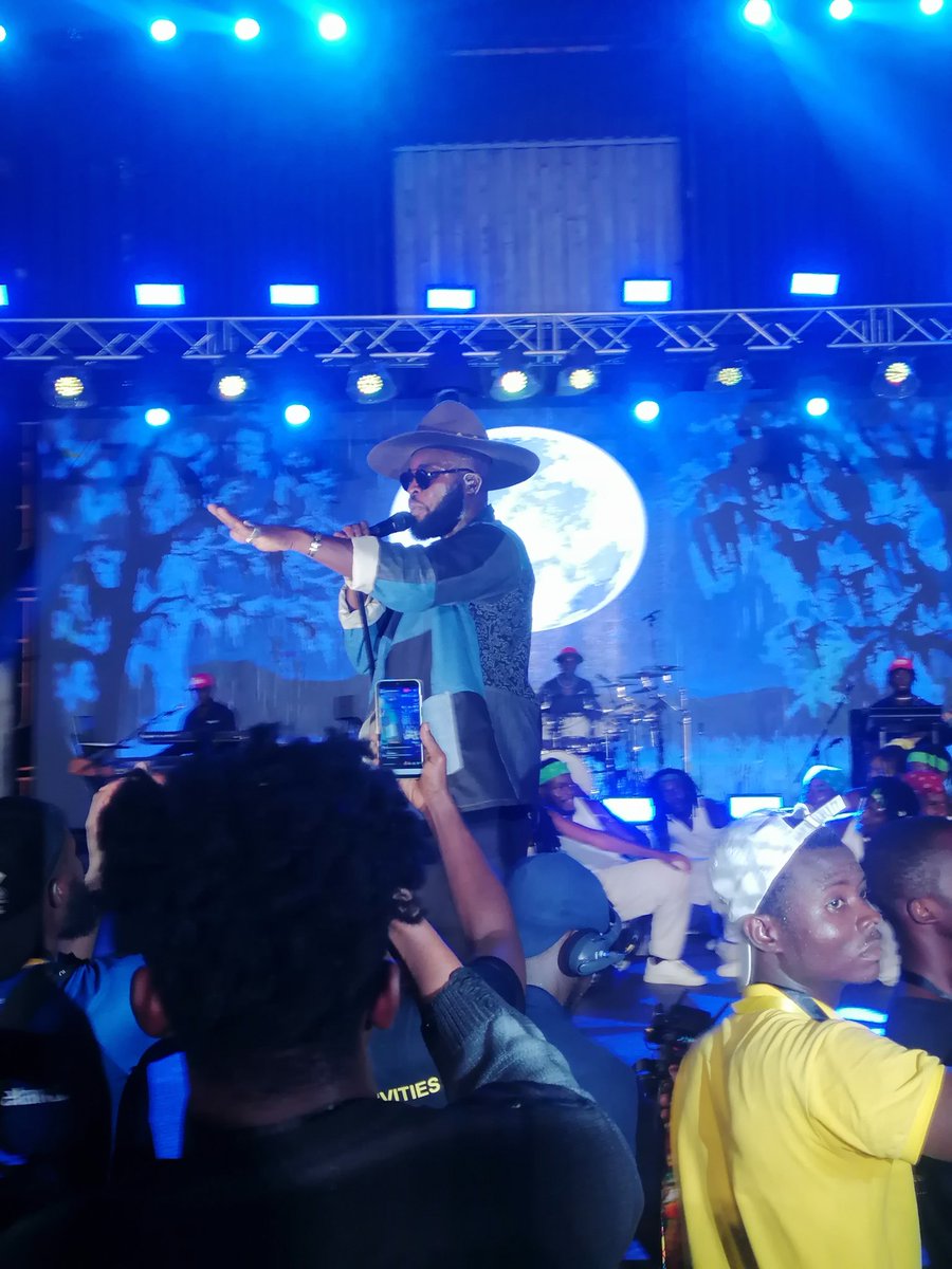 Ghana rap Moses now let the sea part... @manifestive 🔥🔥🔥🎶 #Manifestivities23 #HipHop50 @Hennessy @AbsaGhana