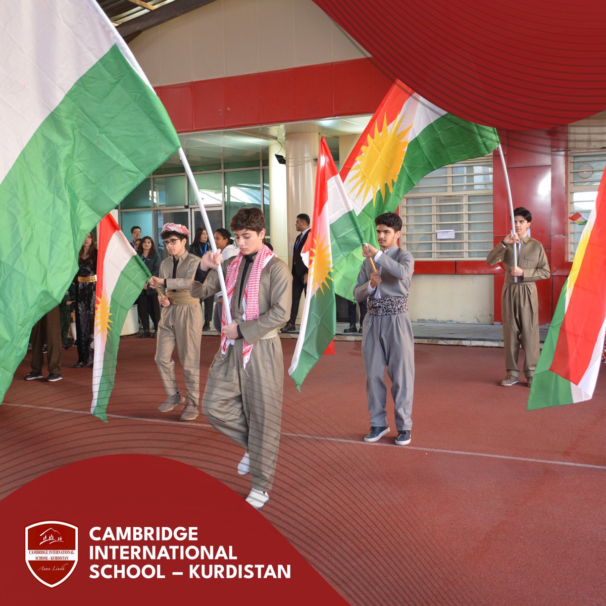 Cambridge International School students unite in joy, singing, dancing, and celebrating Kurdistan Flag Day with a symphony of activities! 📚⭐️🎤🥁
#CambridgeSchools #CambridgeLearners