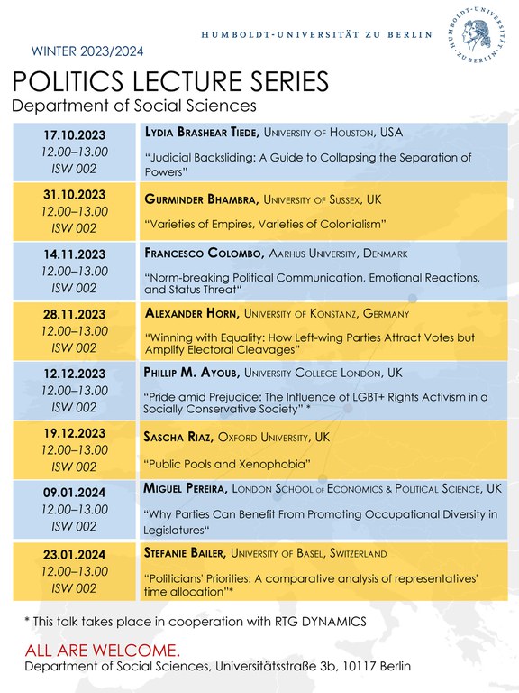 Excited to welcome the brilliant @riazsascha giving a talk on 'Public Pools and Xenophobia' at our Politics Lecture Series @HumboldtUni tomorrow. Come and join us!