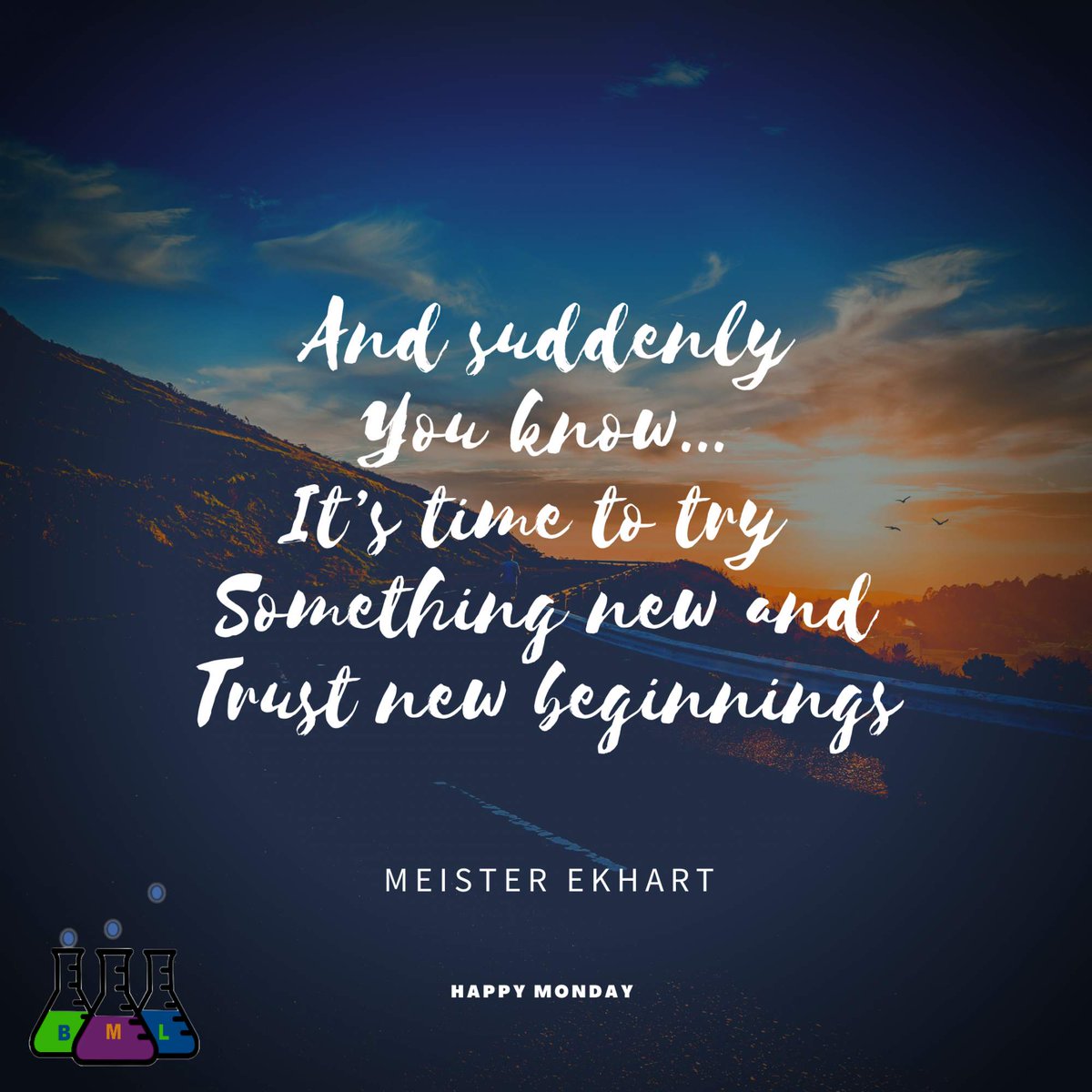 “And suddenly you know… It’s time to try something new and trust new beginnings.” - Meister Ekhart
#happymonday #dosomethingnew #newbeginnings