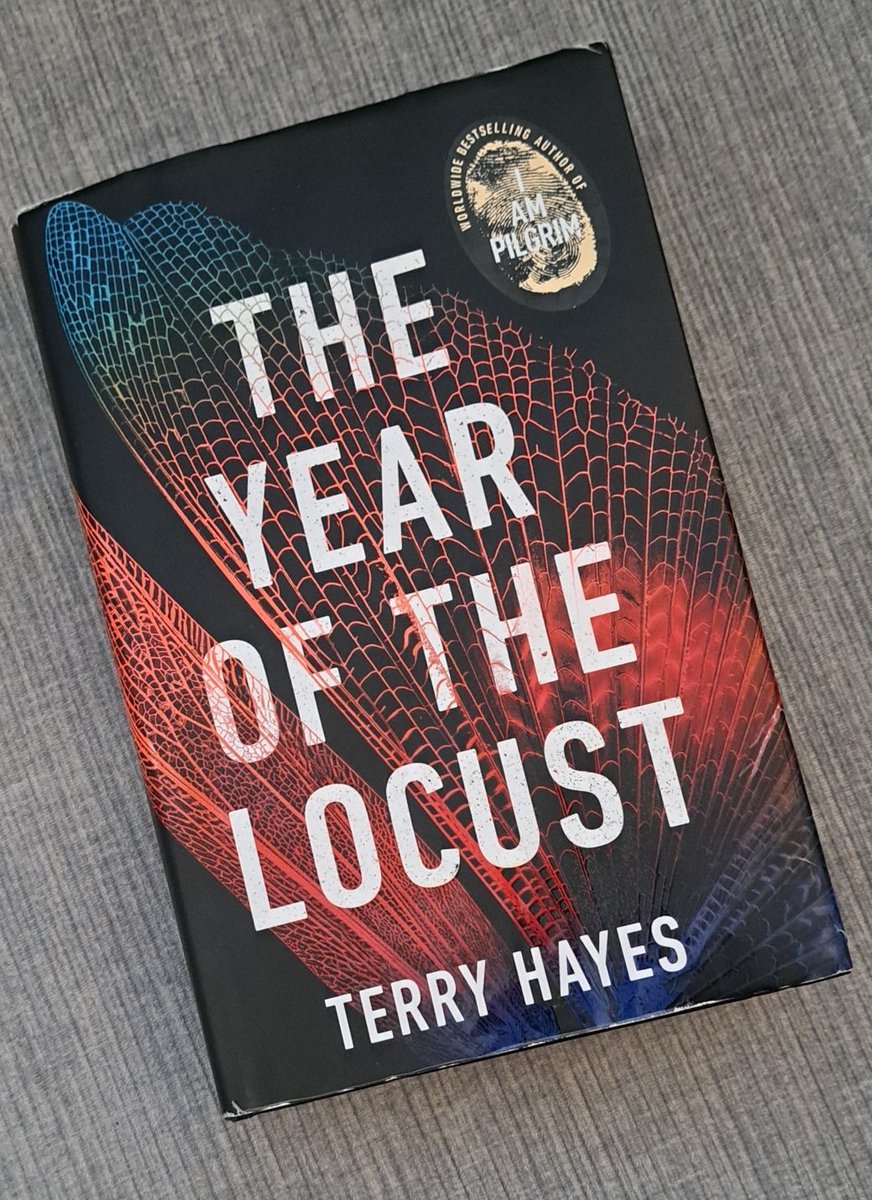 Am midway through Terry Hayes' epic second novel #TheYearoftheLocust and very much enjoying it - fascinating to hear him talk to @Paulodaburka on @CrimeTimeUK about the real-world inspiration behind its plotlines 👇 @TransworldBooks