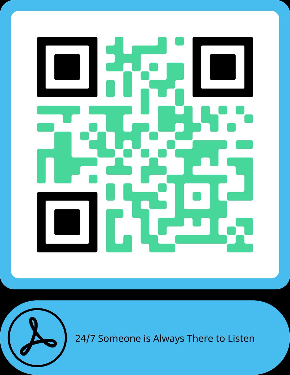 Please see attached QR code for the “Someone is always there to listen to you” postcard.24/7 phone lines and text support services across the Midlands, Louth and Meath.@NursingOlol @OLOLM4E @HospitalLouth @OlolRadiology @PharmacyOLOL @OLOLMat_Unit @ololed1 @Deirdre40505532