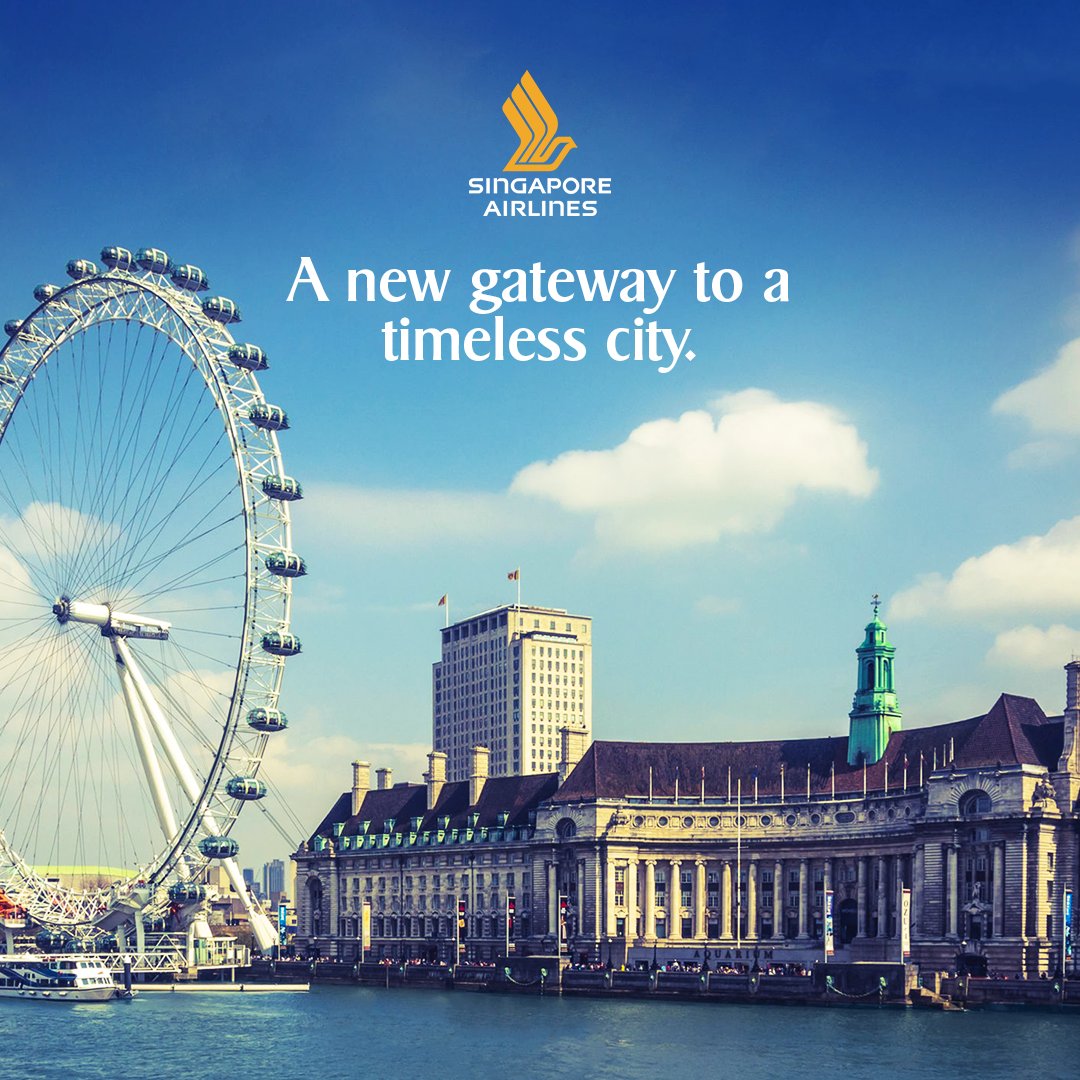 A new gateway to London awaits! From 21 June 2024, we will operate five-times weekly to Gatwick Airport. This is in addition to our existing four-times daily services to Heathrow Airport. For ideas on what to do in London, visit silverkris.com/guide/uk/lon/