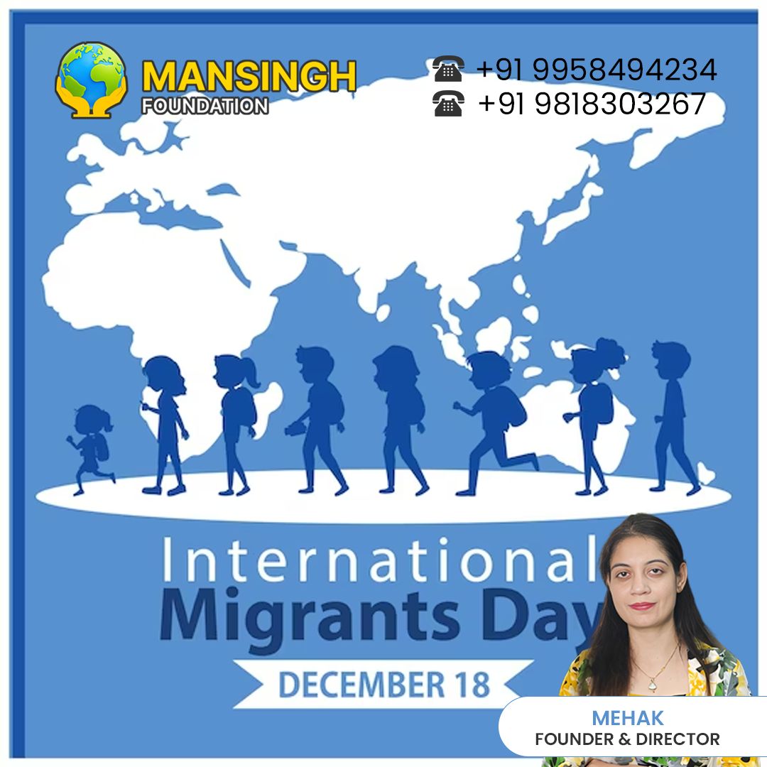 Empowering dreams, embracing diversity. On International Migrants Day, Mansingh Foundation celebrates the resilience and contributions of migrants worldwide. 🌍✨ #MigrantVoices #GlobalUnity #MansinghFoundation #InclusiveFuture