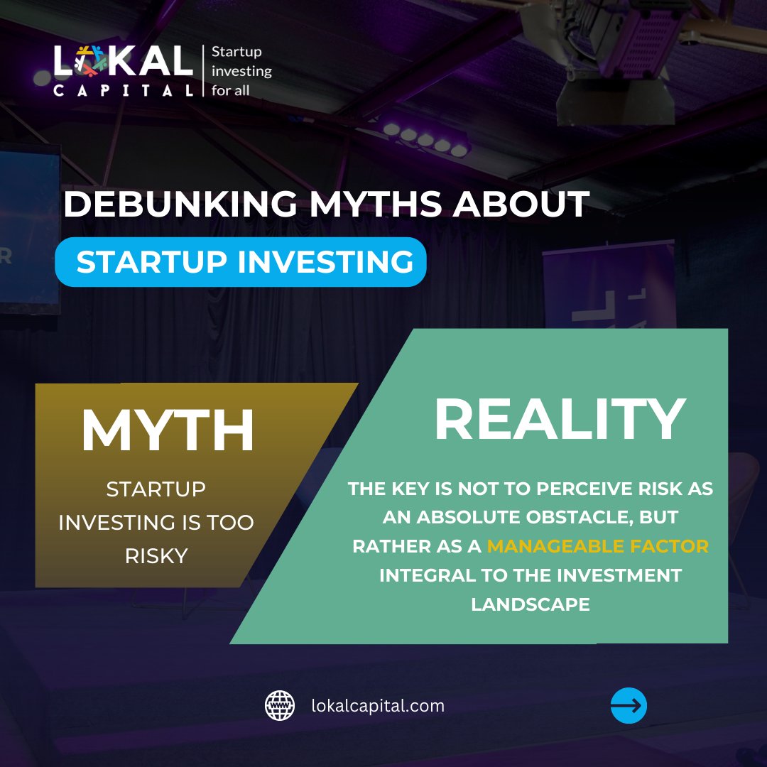 Unveiling a common myth in startup investing:

🌍 Myth: Startup Investing is Too Risky

Reality: It's true that investing in startups carries a level of risk but risk is inherent in any investment. The key is strategies to balance risk and growth opportunities. #StartupInvesting
