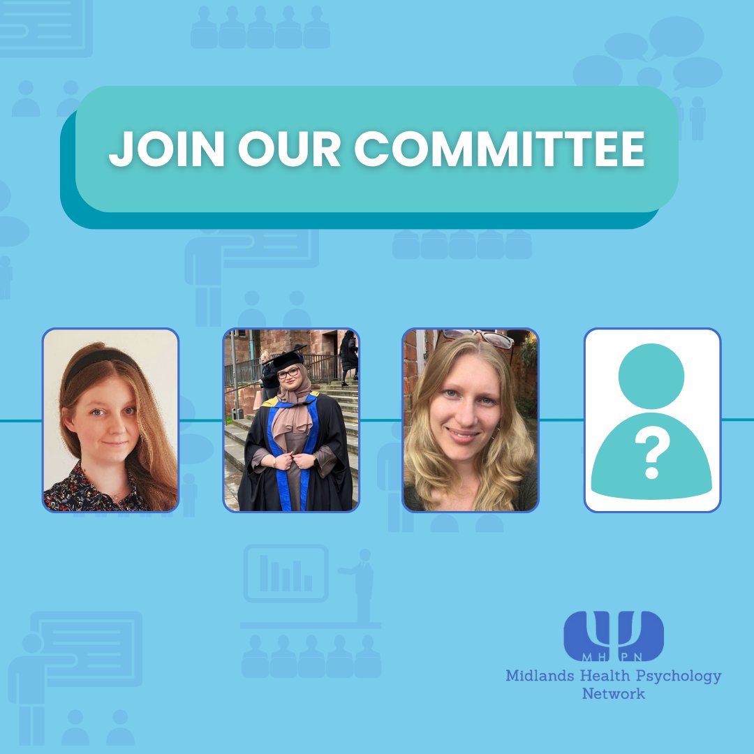 Come and join our friendly committee! 🙌

We are a team of 8 enthusiastic volunteers committed to the promotion of health psychology and connecting health psychologists! (1/5)