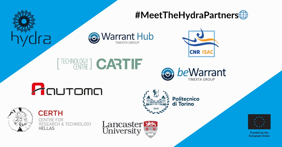 Thank you for following #MeetTheHydraPartners 🌐

Big shoutout to @WarrantHub @CARTIFCT @byautoma @CNRsocial_ @CnrIsac @PoliTOnews @CERTHellas @LancasterUni for contributing to #hydrogenresearch!

Let's innovate and lead the way! ⚡💧 #HYDRAproject