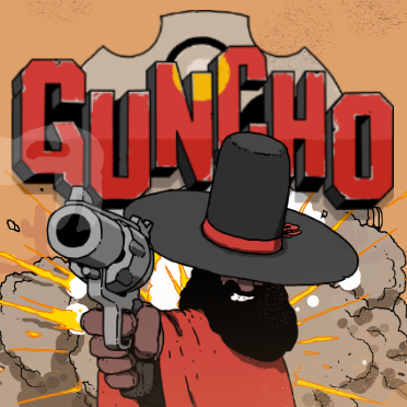 GUNCHO key art!!!
my first mobile game! but also coming to Steam yay

with <a href="/tinytouchtales/">Arnold Rauers</a> and <a href="/hollett_samuel/">sam webster</a>