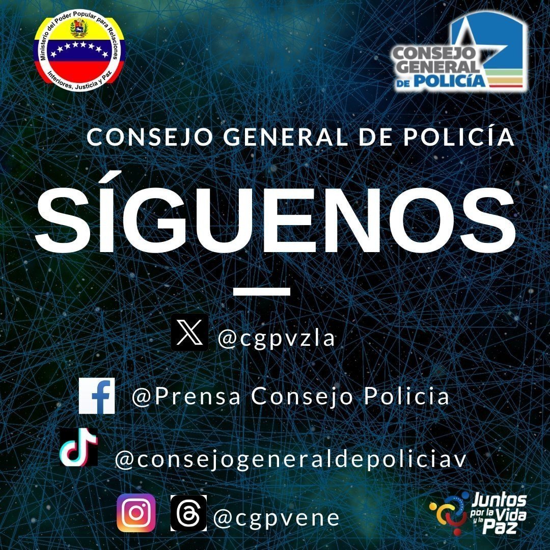 🚨#Entérate 🗣️|| 📱 Síguenos en las redes sociales, para que estés informado en todo lo relacionado al ámbito policial. 👮🏾‍♂️
#18Dic
#BolivarEterno