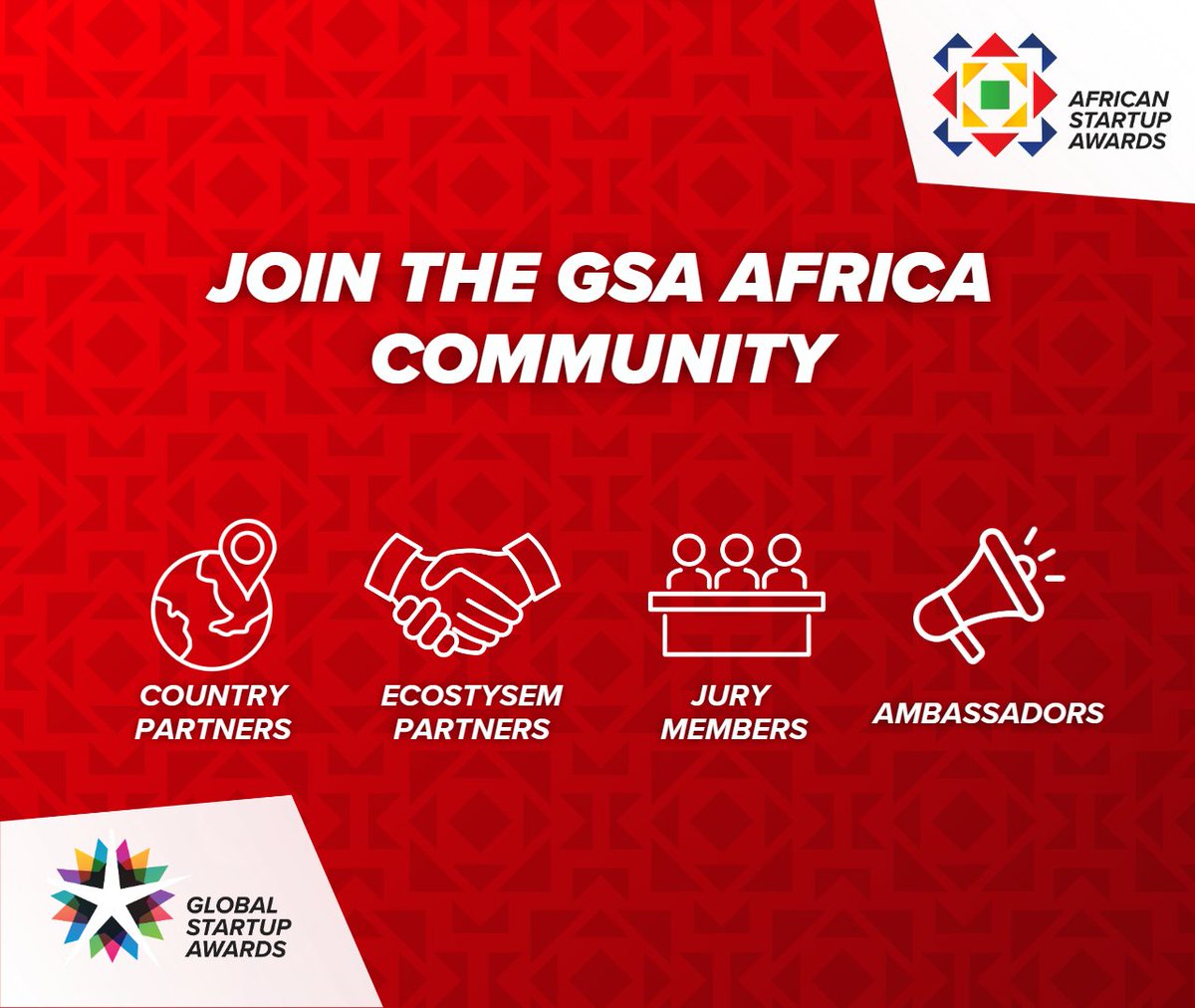 GSA Africa 2024 applications launch on January 2024. Are you passionate about supporting African innovation? Join our dynamic GSA community - let's unite to support African innovation addressing global challenges. Sign up now: globalstartupawardsafrica.com/partners