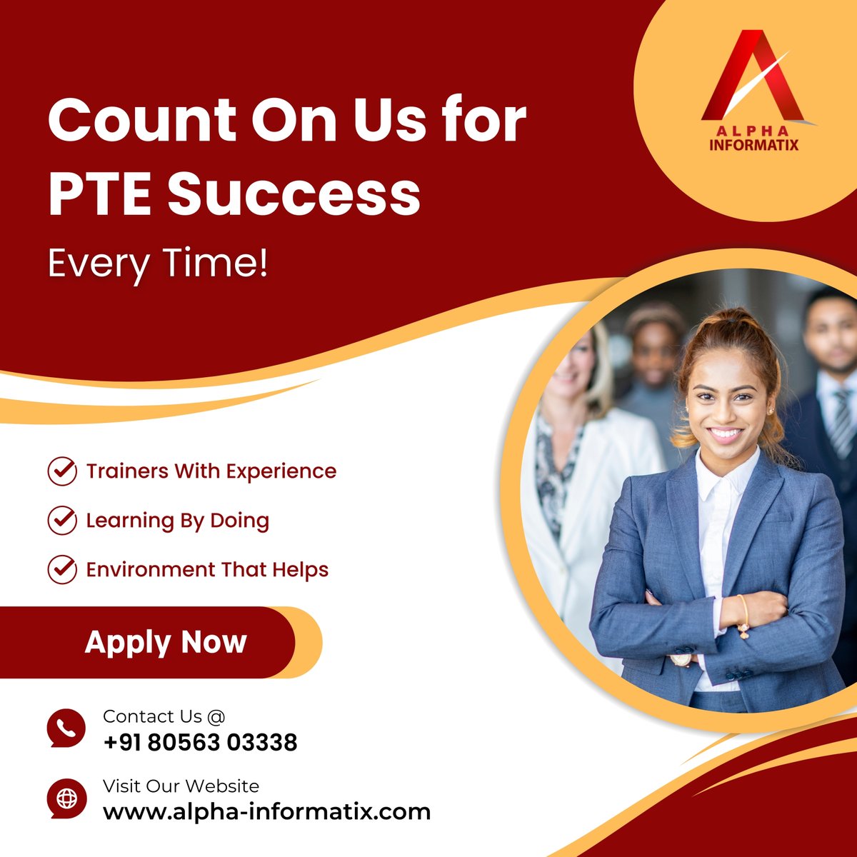 We're your pathway to PTE excellence. Join us and turn your aspirations into achievements!

☎️+91 80563 03338
🌐alpha-informatix.com/pte-coaching-c… 

#PTECoaching
#PTEPreparation
#PTETraining
#PTEExam
#PTEClasses
#PTEExpert
#PTETips
#PTEExamPrep
#PrepareForPTE
#EnglishTest
#PTECoachingCenter