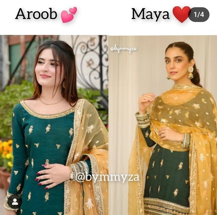 Aroob ko select kro ga k Maya ko ??