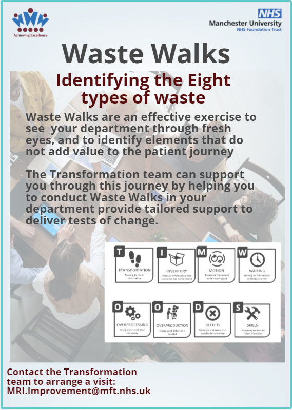 MRI Transformation Team (@mriimprovement) on Twitter photo The Transformation team are delighted to confirm our offer of Waste Walks for departments. Please contact us on MRI.Improvement@mft.nhs.uk to arrange a visit!
#wastewalk #improvement #transformation #QItwitter The Transformation team are delighted to confirm our offer of Waste Walks for departments. Please contact us on MRI.Improvement@mft.nhs.uk to arrange a visit!
#wastewalk #improvement #transformation #QItwitter