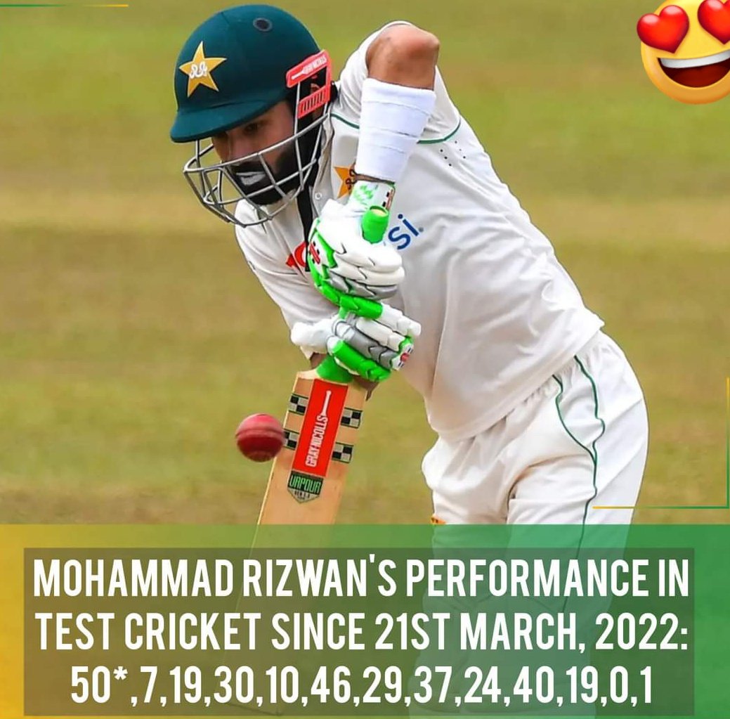 Mohammad Rizwan has scored only one fifty in his last 13 innings in Test cricket, Do you think he should be given a chance in the second Test against Australia? #AUSvPAK #Cricket #PAKvsAUS
