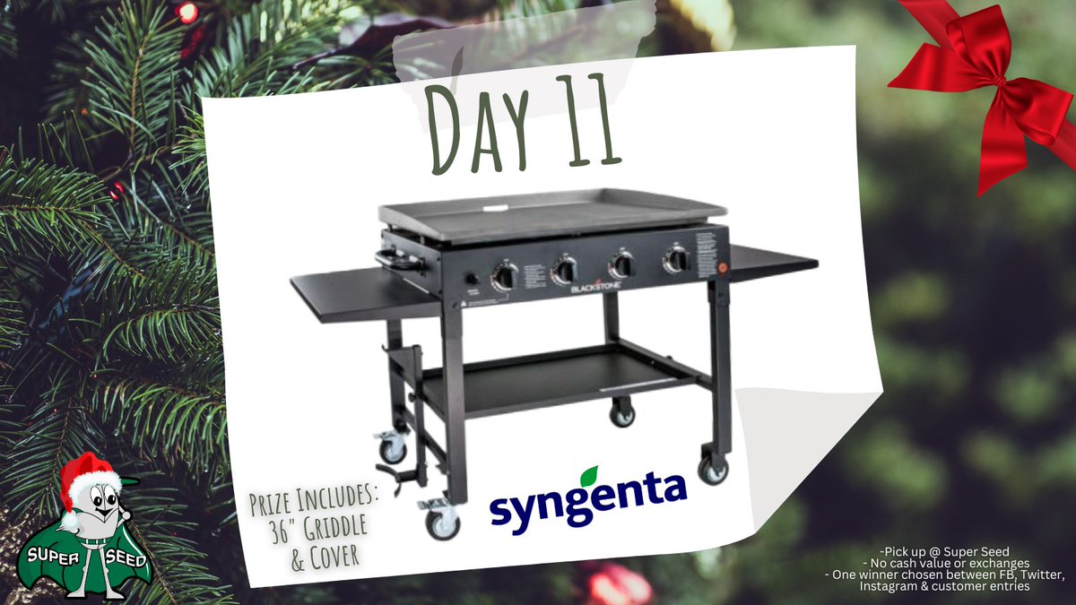 We will NEVER try to obtain any personal information from you. Please be aware of &amp; report any fake accounts that try to follow or contact you.

Thanks <a href="/JennFlaman/">Jennifer Flaman</a>  w/ Syngenta!

To win:
-Follow us
-RT this post
-'23 customers get 2 auto entries

Ends Tues, Dec 19/23 @ 3 pm CST.