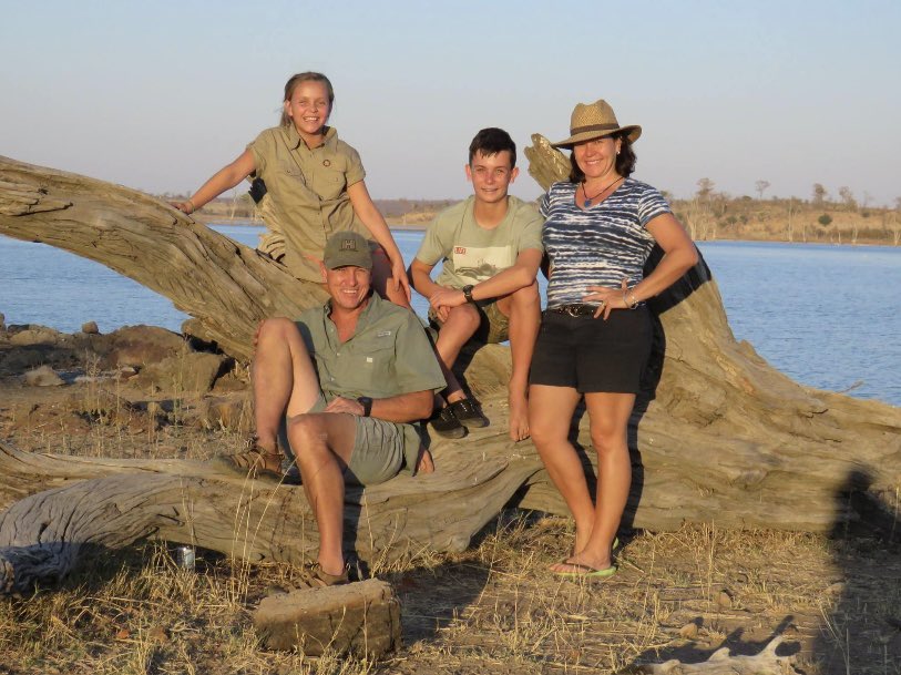 XposeTrophyHunt's tweet photo. This is Richard Cooke, wife Belinda &amp; children from Richard Cooke Safaris (Zimbabwe.) He led the hunt on Netsai. An embarrassment to the human race. Garbage family. 🤬RT
#BanTrophyHunting 
@_Pehicc @SARA2001NOOR @Angelux1111 @Gail7175 @DidiFrench @Lin11W @julie_dutto @PeterEgan6 https://t.co/qi1wBc8TR3